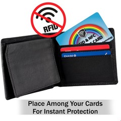 SaiTech IT 5 Pack RFID Blocking Card Protect Your Entire Wallet, Purse, and C…