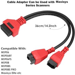 12+8 Programming Cable Compatible with Chrysler DS808 MS905 MS906 MS906BT