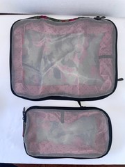 Lug Cargo 2pc Compression Packing Cubes NWT Army Green/Pink Camo