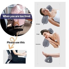 Bone Neck Support Pillow Adjustable Multi-Purpose Cushion Recliner Travel New