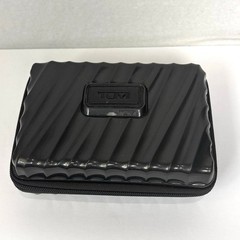 Tumi Delta Toiletry Bag Black Plastic Hard Shell Case Amenity Travel Luxury NWOT