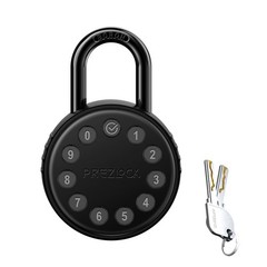 Electronic Combination Padlock with Key Backup, Suitable for Outdoor and Heav…