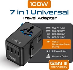 Power 7 Devices Simultaneously with Universal Plug Adapter