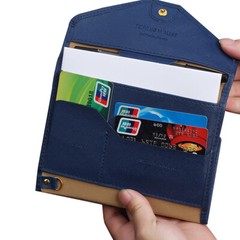 ComboTri-fold RFID Blocking Leather Travel Passport Wallet ID Card Holder Travel