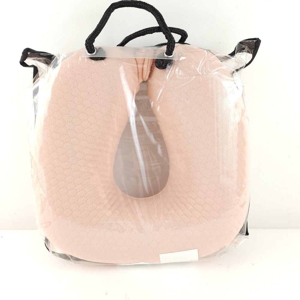 Home Reflections Memory Foam Neck Pillow in Blush