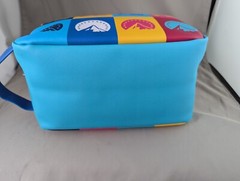 Paramount Studios Cosmetic Toiletry Makeup Bag Travel Rectangular Multi Colorful