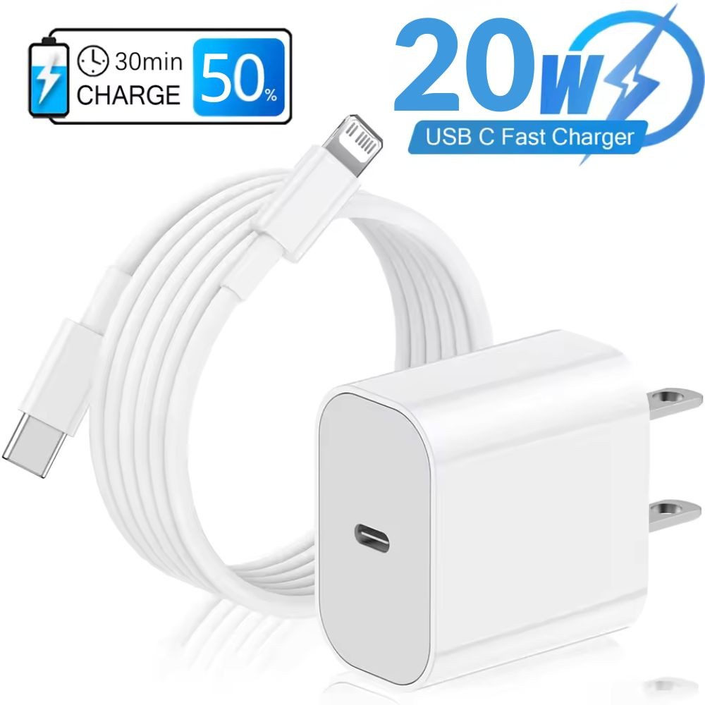 PD 20W USB C Type C Power Adapter Fast Charger Block For iPhone 17 16 15 14 13