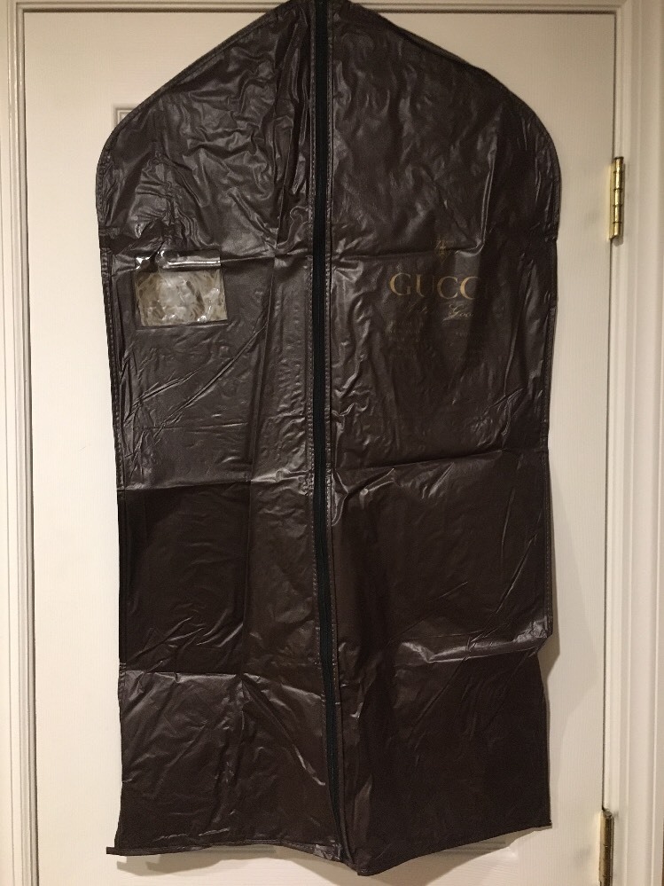 Gucci Brown Garment Bag Full Zip EUC