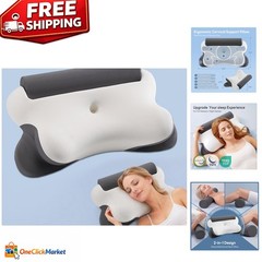 Adjustable 2-in-1 Memory Foam Pillow with Lightweight Design for Optimal Comfort