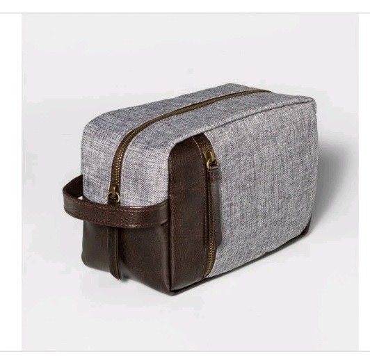 Goodfellow & Co. Large Zipper Dopp Kit Travel Bag Toiletry Bag