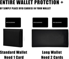 5 Pack RFID Blocking Card Contactless NFC Credit Card ID Protection Safe Bank Ca