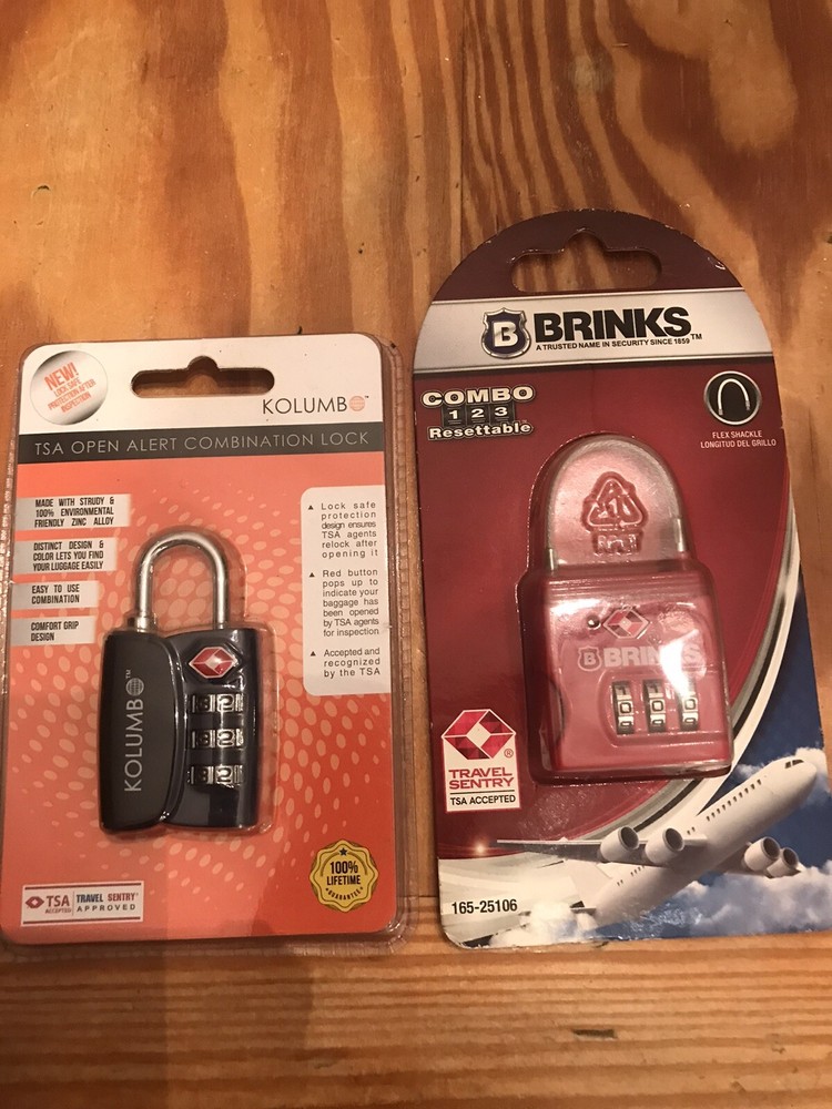 Brinks Standard Security Travel Combination Lock ~TSA Accepted~ Item #175-25105