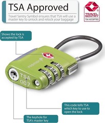 Durable Multicolor TSA Locks – 4-Pack 3-Digit Combination Travel Security