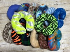 Kids Children Travel Neck Pillow Handmade–Many fabric patterns to choose from!