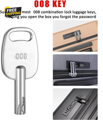 2PCS Master Luggage Key 008 Replacement Keys for Suitcase Combination Locks