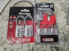 Master Lock 4688T Set Own Combination & 4683Q Locks TSA-Accepted