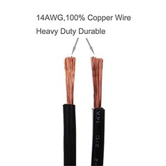 3FT 14AWG Adapter Plug Socket with Eyelet Terminal