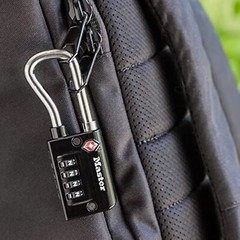 Master Lock Padlock, Set Your Own Combination TSA Accepted Luggage Lock, 1-5/16