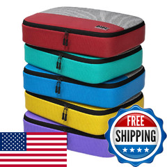 Dot&Dot Medium Packing Cubes For – 5Pc Packing Cubes For – Organizer