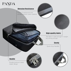4 Set Compression Packing Cubes Travel – Travel Accessories Expandable Black