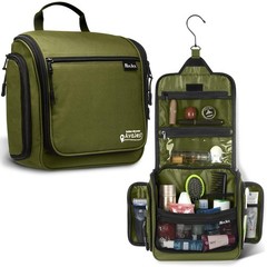 Large Travel Toiletry Bag for Men and Women 10.6×10.6×3.2&Prime; Hanging Toiletry Bag