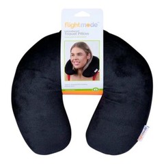 Flight Mode Soft Microbead Travel Neck Pillow Cushion Holiday Plane Holiday Fly