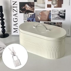 10Pcs Mini Cute Diary Padlock, Tiny Luggage Lock with Keys, Small Silver