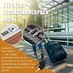 High-Quality TSA Master Key Set for 002/007 Luggage Locks – Essential Travel A
