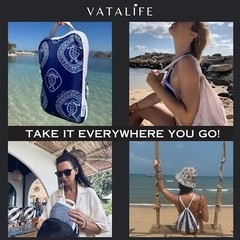 Vatalife 6pc Compression Packing Cubes Set for Travel, Suitcase Space Saver 6pc