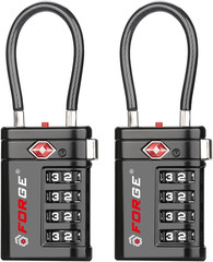 TSA Approved Luggage Locks 4 Digit Combination TSA Travel Locks with TSA008, Ope