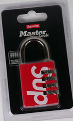 Supreme Masterlock Numeric Lock SS19 – Red