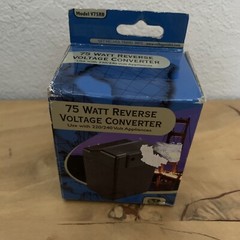 VOLTAGE VALET 75 WATT REVERSE VOLTAGE CONVERTER USE WITH 220/240- V75RB