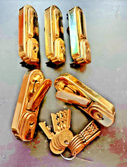 5 Replacement Locks For Briefcases And Suitcase With 2 Keys Each