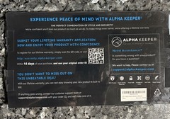 ALPHA KEEPER RFID Blocking Neck Pouch/Purse w/ Strap Clear Window, Black