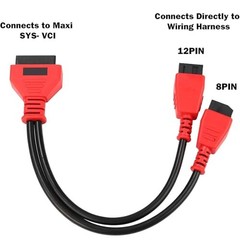 12+8 Programming Cable Compatible with Chrysler DS808 MS905 MS906 MS906BT