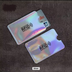 2 RFID Blocking Sleeves CreditCard Protector Holder Theft Protection Fancy Color