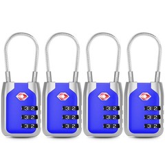 Joyway TSA Approved Luggage Lock, 3 Digit Combination Cable Lock with Alloy B…