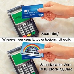 SaiTech IT 5 Pack RFID Blocking Card Protect Your Entire Wallet, Purse, and C…