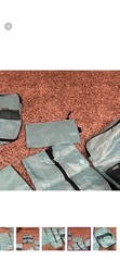 Gorilla Grip Teal Blue Packing Cubes Luggage Organizer Set Travel Accessories