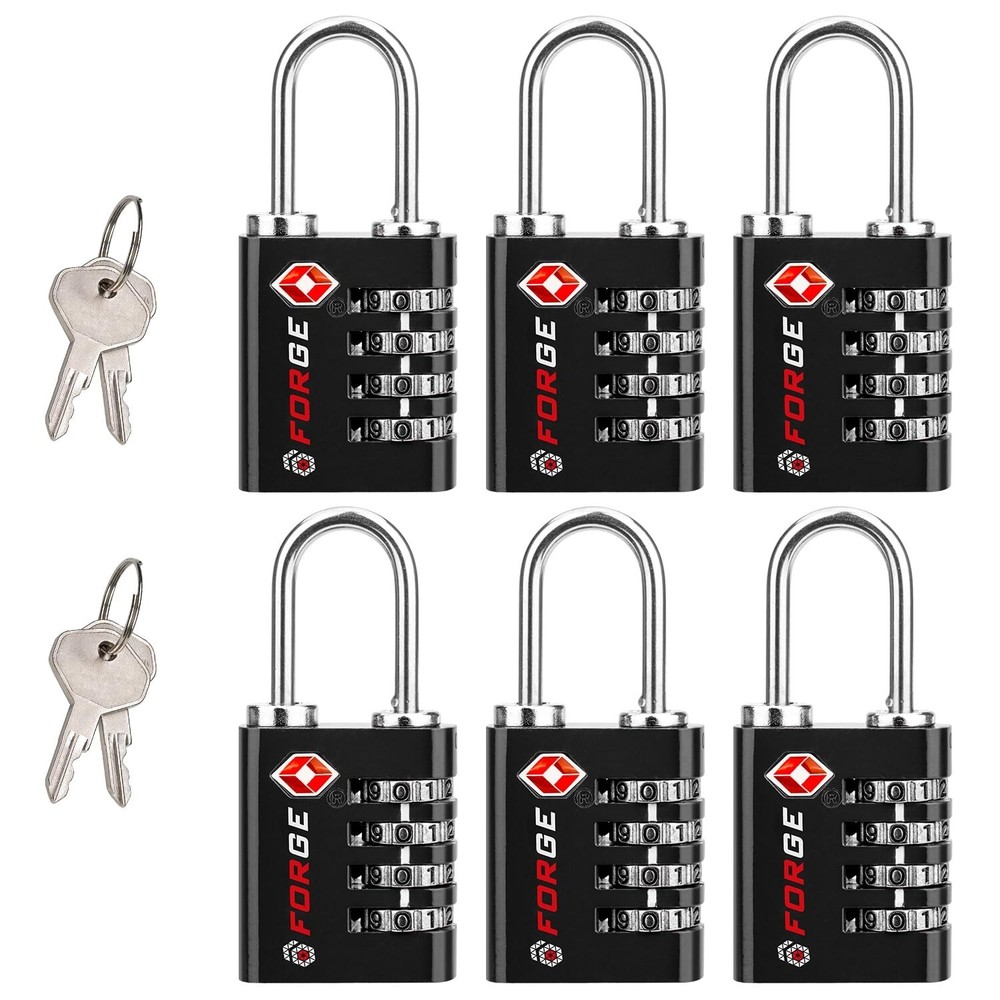 Forge Dual-Opening: Key or Combination Access Lock, TSA Approved Locks for Lu…