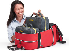 Double Deck Compression Packing Cube –2-In-1 Expandable Travel Organizer with In