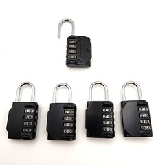 5 Pack 4 Digit Combination Locks