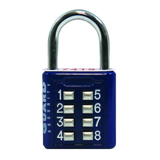 Guard Security 55157R1 Combination Lock 8 Digit Lot of 6
