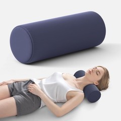 Cylindrical Memory Foam Neck Support Pillow for Better Sleep and Pain Relief