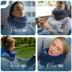 BCOZZY Neck Pillow for Travel Provides Double Support to The Head, Neck, and …
