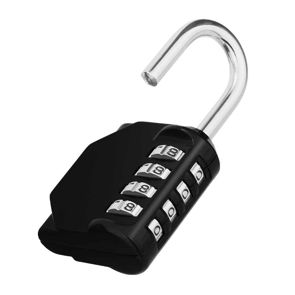 Padlock, Combination Lock 4 Digits, Outdoor Padlock Weatherproof for Gym Lock…