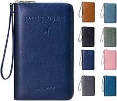 Rowgins Multi-Functional RFID Passport Wallet, Travel Wallet for Men & Women