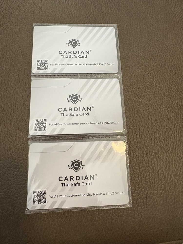 Cardian RFID Blocking Cards Set 3 – Credit Card Protector for Wallets, Passport