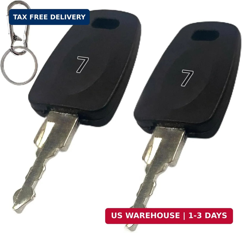 2 Keys Compatible with 007 Key Master Luggage Keys,Luggage Suitcase Password Loc