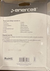 Enercell Foreign Travel Interchangeable Adapters 273-261. ———————-17